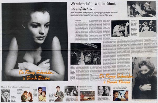 De Romy Schneider&hellip; à Sarah Biasini Berliner N° 260 21