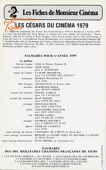 Césars 1979 - 2'