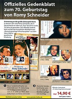 Timbres Romy Schneider'