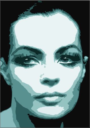 Romy Schneider popart by versality