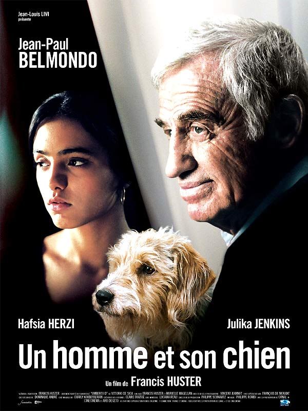 Affiche un homme et son chien