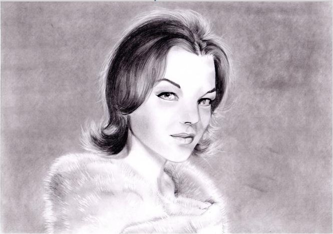 Romy Schneider by Manue