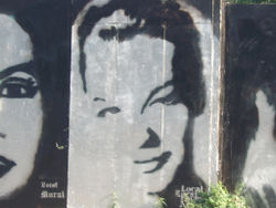 Romy Schneider by Per Corell - Street art