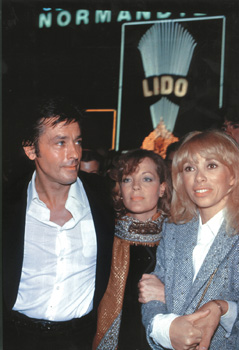 Romy Schneider_Alain Delon_Mireille Darc