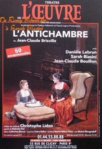 Antichambre au Theatre de l'oeuvre'