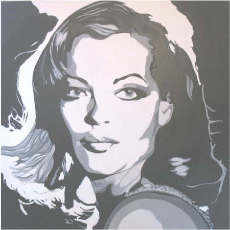 Romy Schneider by Hélène Gib'