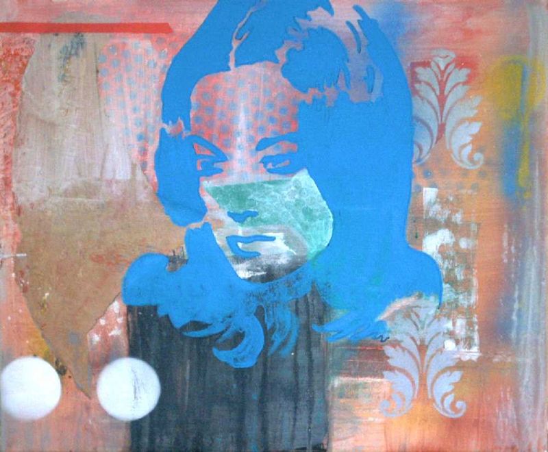 Romy Schneider by Malerei