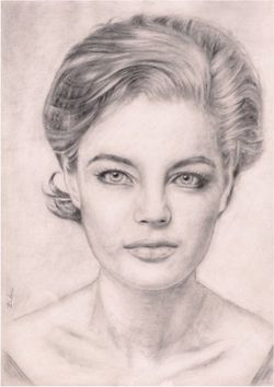 Romy Schneider by Zidi