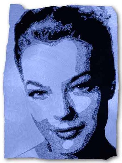 Romy Schneider by Wilga