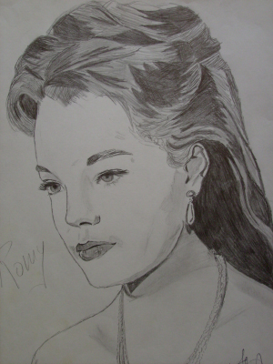 Romy Schneider by Florence Aguilar