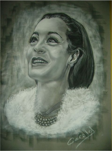 Romy Schneider by Gerald