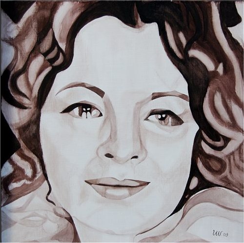 Romy Schneider by Ulla Wobst