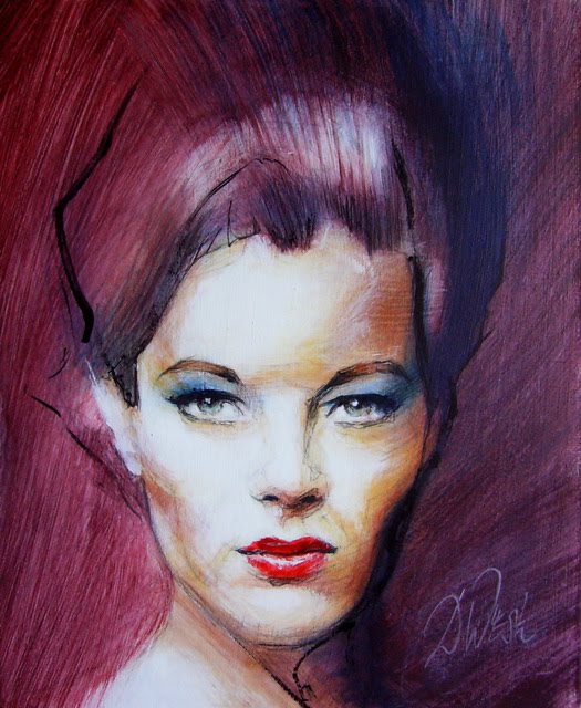 Romy Schneider by Demian west