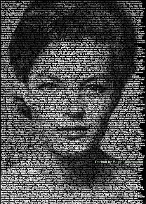 Romy Schneider by Ralph Ueltzhoeffer