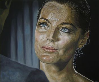 Romy Schneider by Thibaud Langlumé