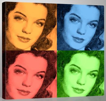 Romy Schneider Art Collage