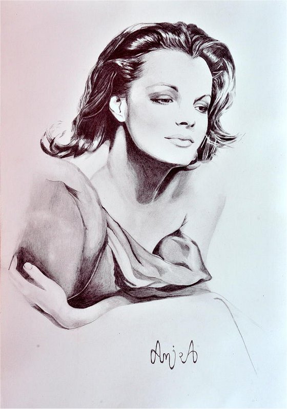 Romy Schneider by Amira El Fohail