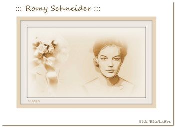 Romy Schneider by Silk Elle LaBoe