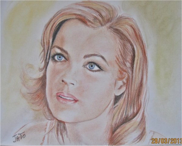 Romy Schneider by Jackie To