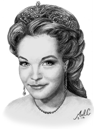 Romy Schneider by Mélanie Comtois