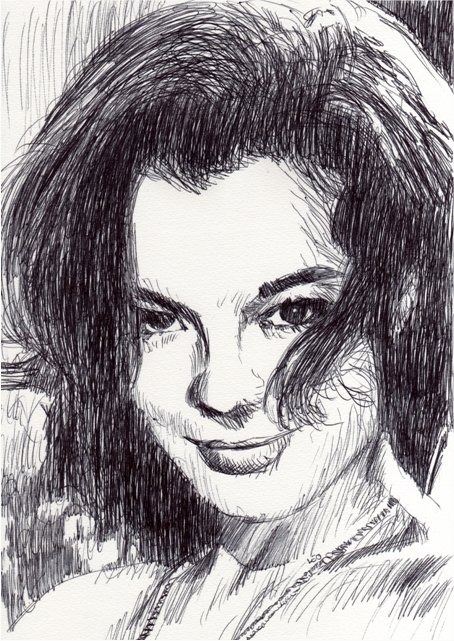 Romy Schneider by Francis Léonard (2)