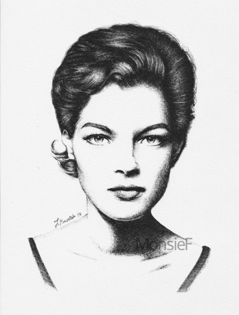 Romy Schneider by Monsief