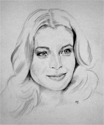 Romy Schneider by MariDessinCrayon