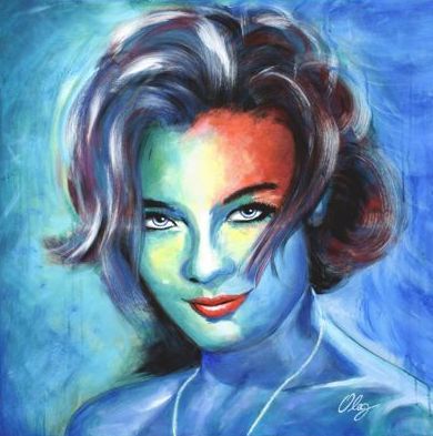 Romy Schneider by Oleg