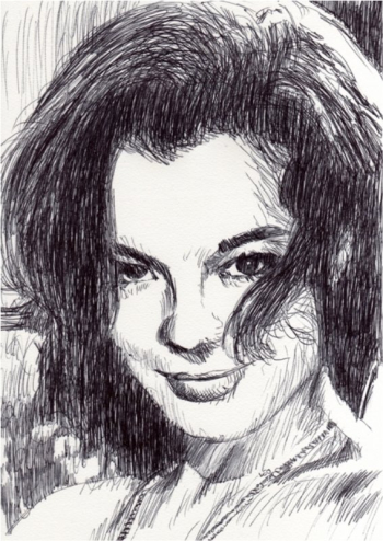 Romy Schneider by LeoPeintre