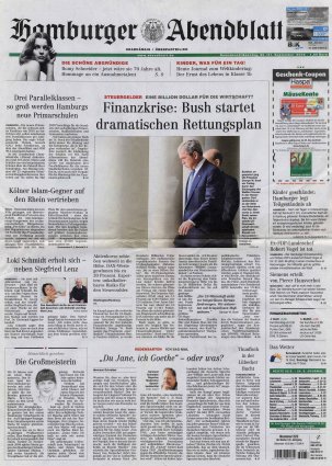 2008-09-20 - Hamburger Abendblatt - N° 222